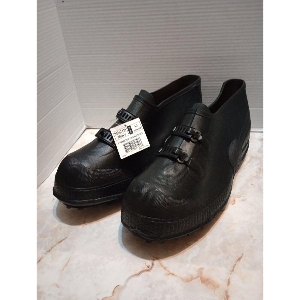 Men's LaCrosse 5" Tracktion 2 Buckle Black Overshoe Boot Shoe - Size US 13 - NWT